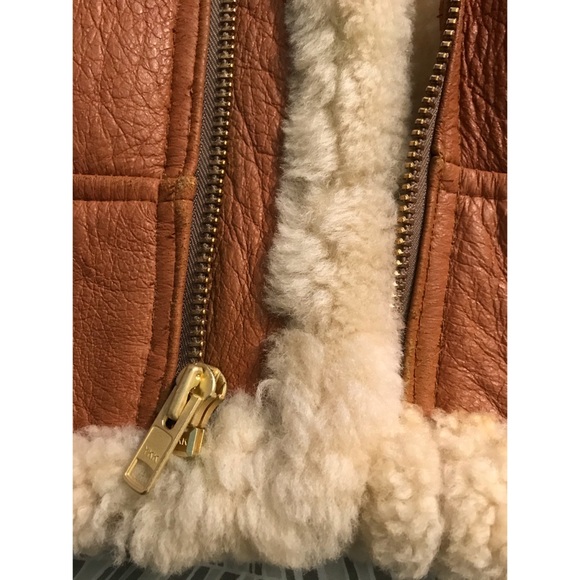 Genuine Sheepskin Bomber Jacket - Picture 6 of 16